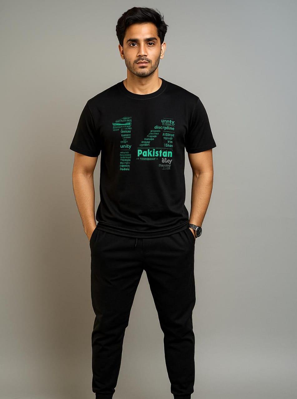 Updated to "14th August Pride Track Suit" with uppercase styling for a bold look.