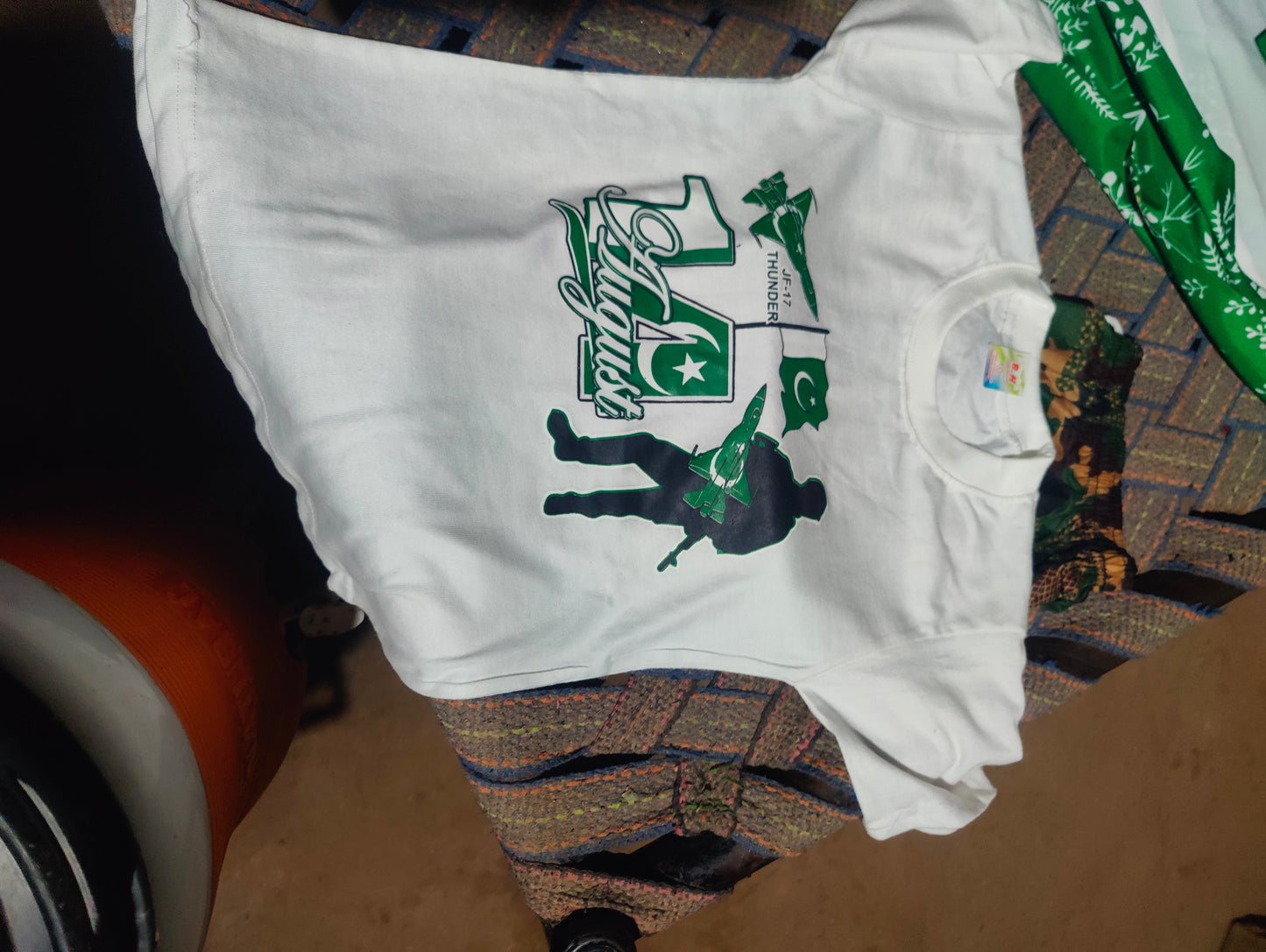 Boys Jashn-e-Azadi Patriotic Dress (8–12 yrs) — Green & White Outfit / لڑکوں کا جشنِ آزادی ڈریس 8-12 سال