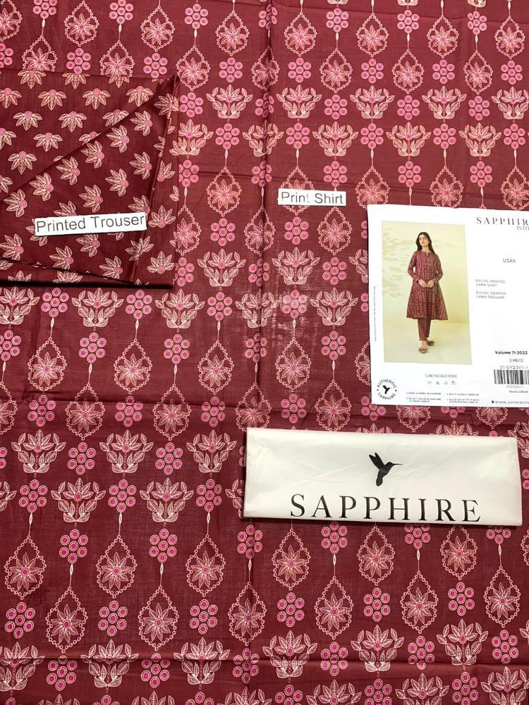 2 Piece Girls Dhanak sapphire Collection - Shop Now