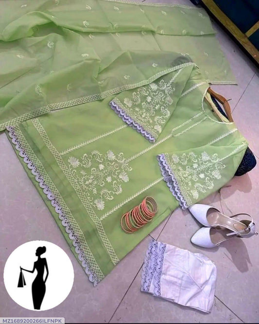 3-Piece-Womens-Stitched-Embroidered-Suit-Green