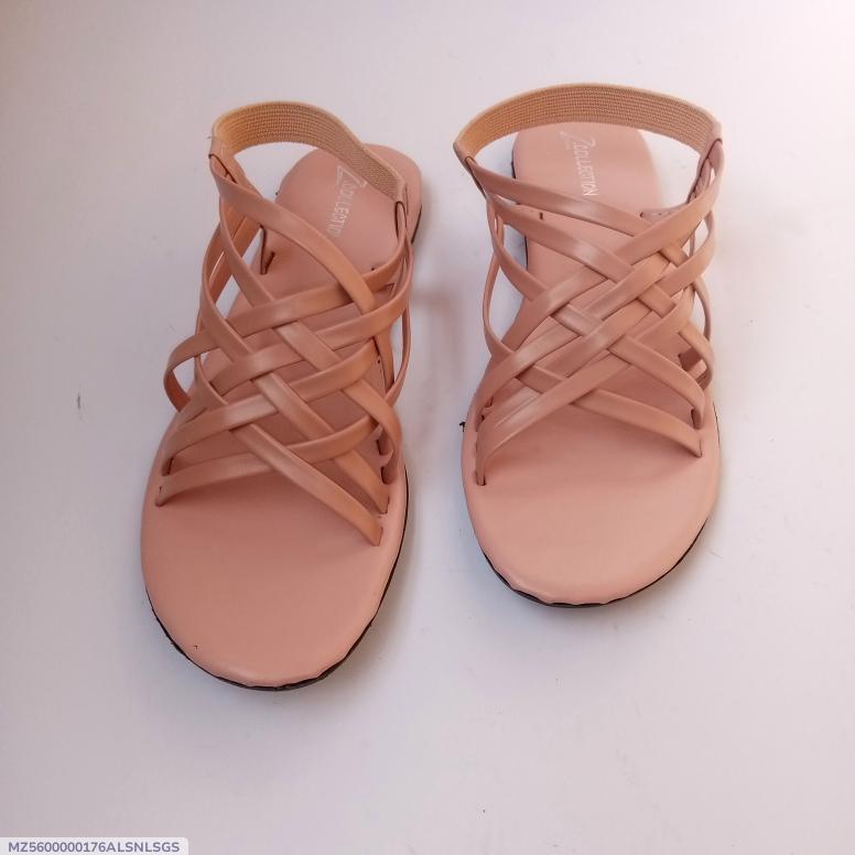 Women's Casual Pink Synthetic Leather Flats