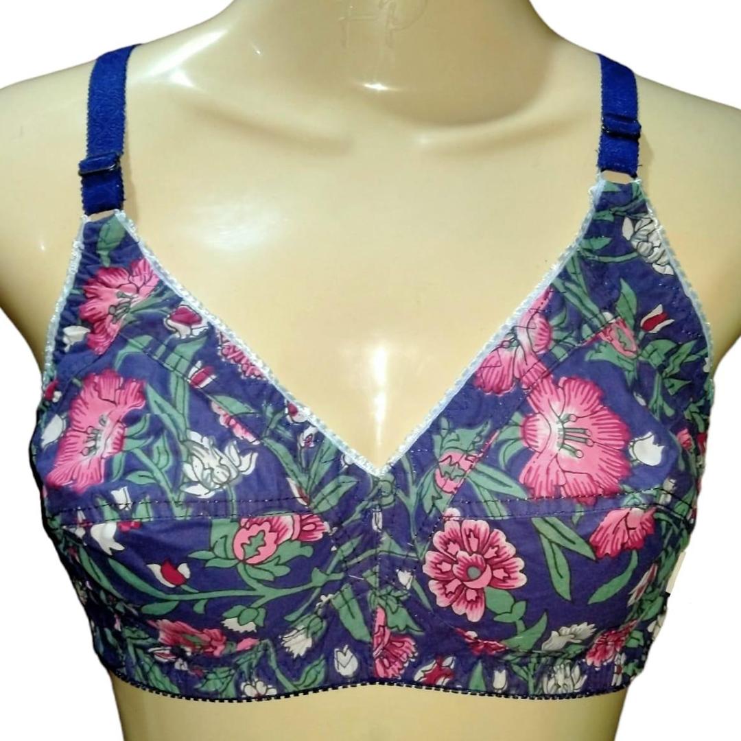 Pack Of 4 Cotton Bras For Girls & Women , Comfortable And Lightweight Non-Padded Bra