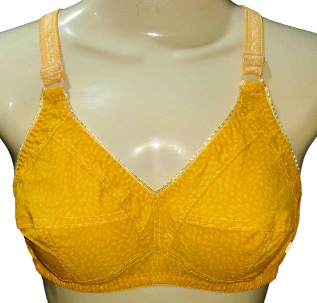 Pack Of 4 Cotton Bras For Girls & Women , Comfortable And Lightweight Non-Padded Bra