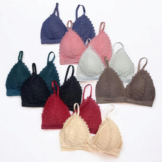 Multicolor Padded Bra - Comfortable and Lightweight - 1 Pcs