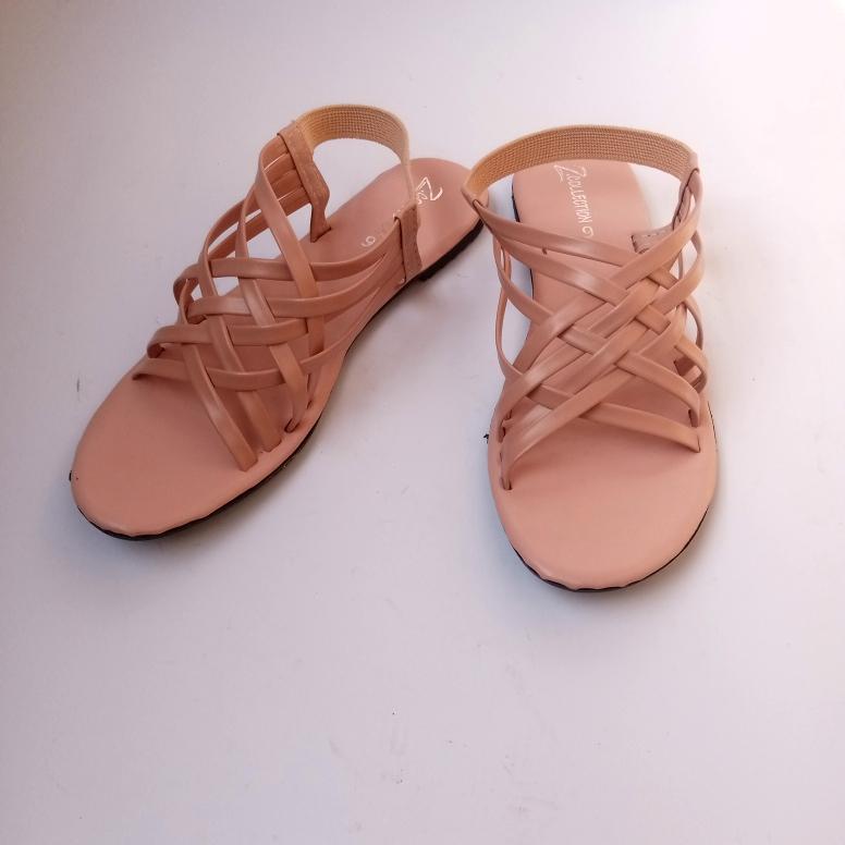 Women's Casual Pink Synthetic Leather Flats