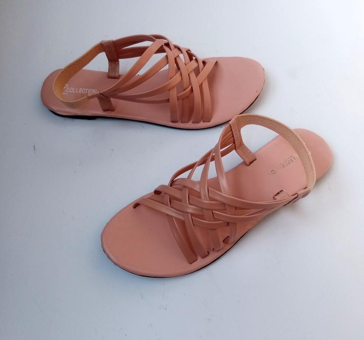 Women's Casual Pink Synthetic Leather Flats