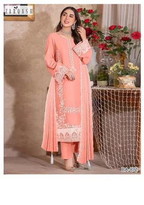 Silk Embroidered  – 2-Piece Unstitched Luxury Set